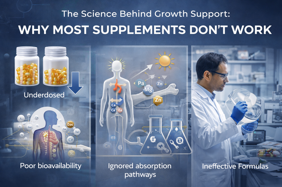 The Science Behind Growth Support: Why Most Supplements Don’t Work