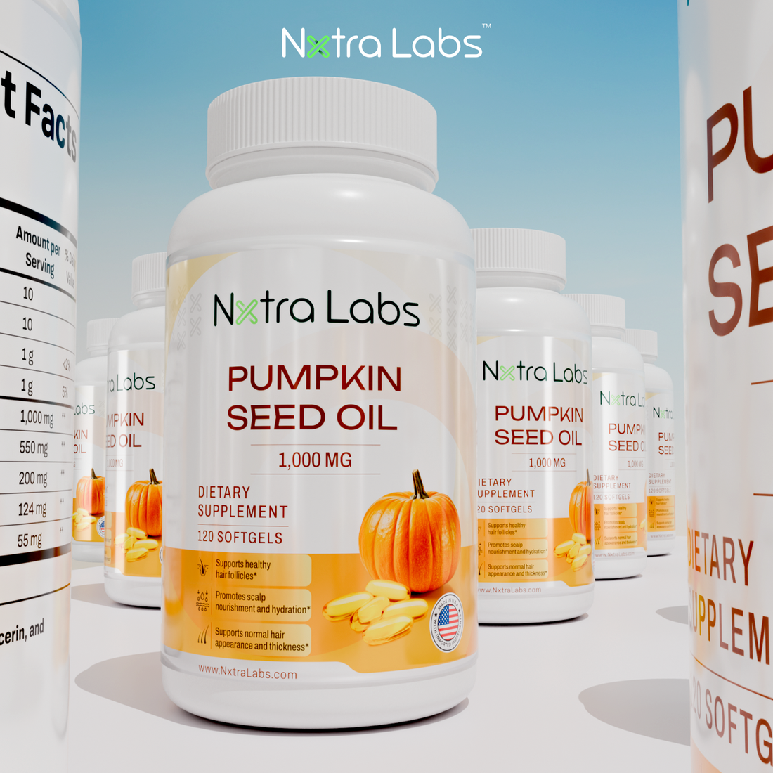Introducing Nxtra Labs Pumpkin Seed Oil 1000 mg